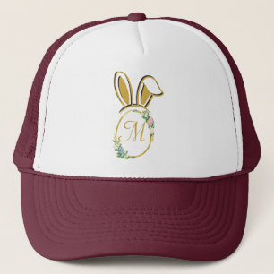 Einzigartiges Ostersonnenmonogramm Truckerkappe
