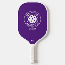 Einzigartiges Paddel mit Ihrem Clubnamen und Jahr  Pickleball Schläger