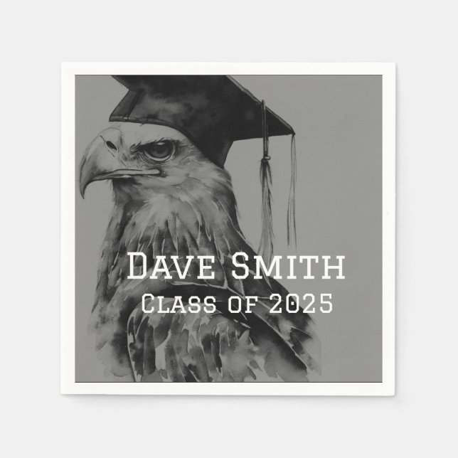 Einzigartiges Papier für den Abschluss Napkin Serviette (Vorderseite)