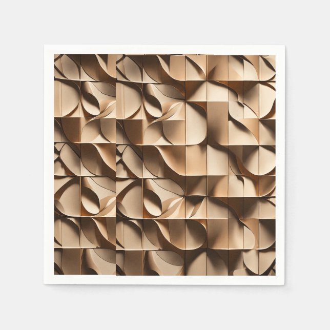 Einzigartiges Papier-Servietten-Design" "Moderne P Serviette (Vorderseite)