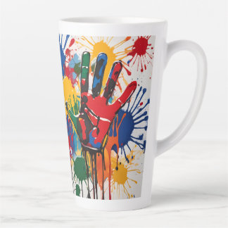Einzigartiges personalisiertes Kunstwerk Ihres Kin Milchtasse