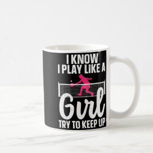 Einzigartiges Pickleball-Design für Frauen Mädchen Kaffeetasse