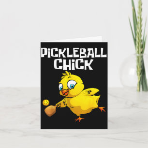 Einzigartiges Pickleball-Design für Frauen Mädchen Karte