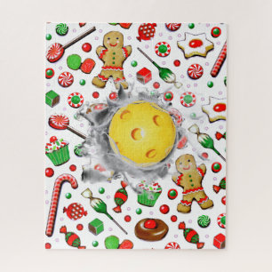 Einzigartiges Pickleball Holiday Geschenk Jigsaw P