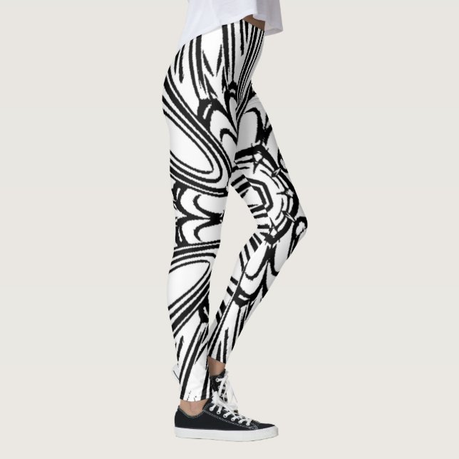 einzigartiges, schönes Design der Blume Leggings (Rechts)