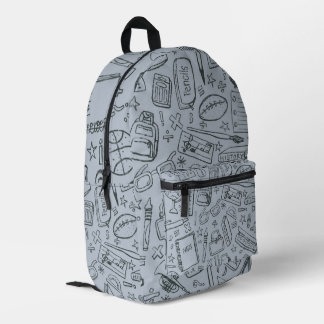 Einzigartiges Schulobjekt-Rucksackdesign Bedruckter Rucksack