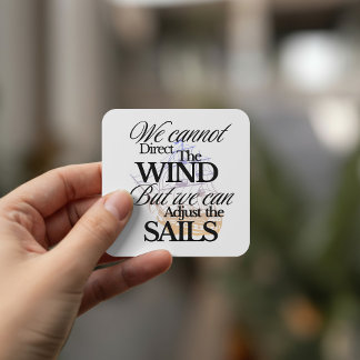 Einzigartiges Schwarz-Weiß-Graphic-Vintag Quadratischer Aufkleber