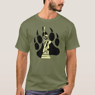 Einzigartiges schwules Bärenpfoten-Motiv mit Freih T-Shirt