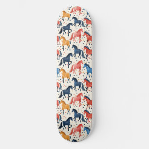 Einzigartiges Skateboard für Coole Pferdedecke
