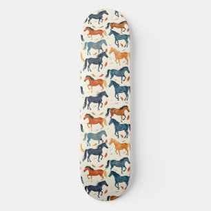 Einzigartiges Skateboard für Coole Pferdedecke