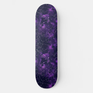 Einzigartiges Skateboard für Lila Astrologie-Desig