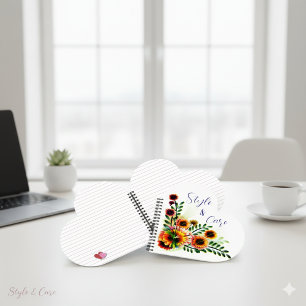 Einzigartiges Style & Care Spiral Notebook Notizbuch