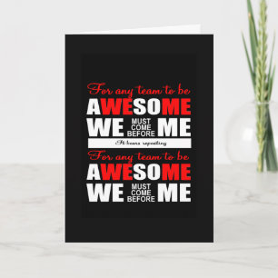 einzigartiges Teamwork-Motivationszitat Karte