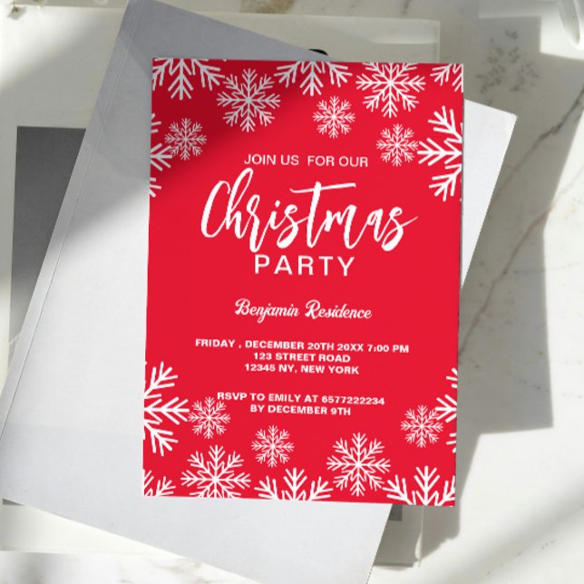 Einzigartiges traditionelles Weihnachtsfest-Party Einladung (Unique Traditional Christmas Party Invitation)