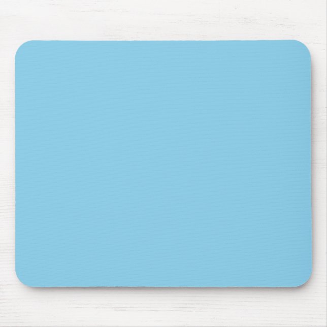 Einzigartiges und Personalisiertes Sky Blue Mousepad (Vorne)
