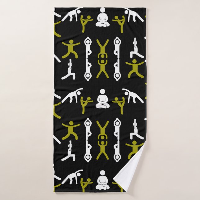 Einzigartiges Yoga-Geschenk Badehandtuch (Badehandtuch)