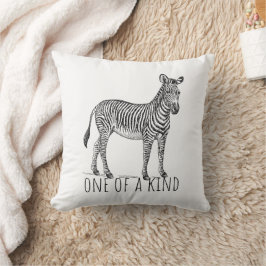 Einzigartiges Zebra Kissen