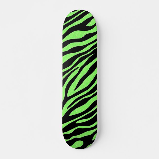 Einzigartiges Zebra Print Design Skateboard (Vorne)