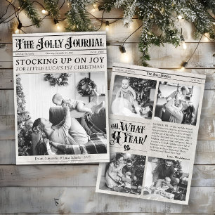 Einzigartiges Zeitungsfoto Baby 1. Weihnachten Vin