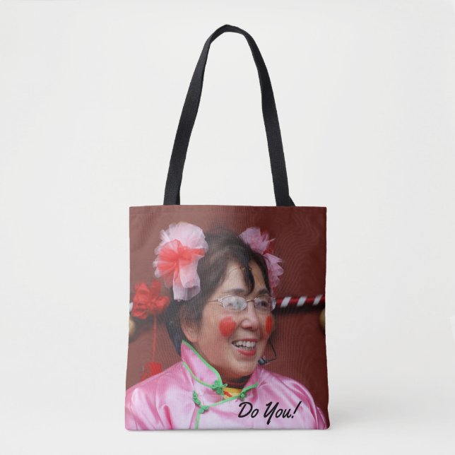 Einzigartigkeit ist ein Geschenk! Tu's dir! Tasche (Vorderseite)