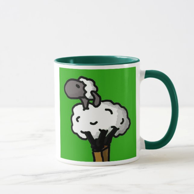 Einzige Schafe säubern Tasse (Rechts)