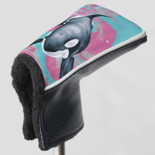 Einziger Orcawal Marmor-aquamarines Rosa Golf Headcover