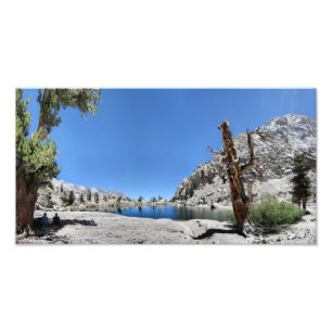Einziger Pine See - Spur Mt Whitney - Sierra Fotodruck