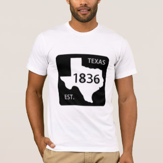 einziger Stern des Texas-Verkehrsschildes 1836 T-Shirt