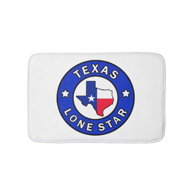 Einziger Stern Texas Badematte (Vorderseite)