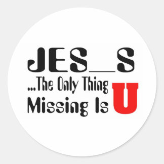 Einziger Vermisster Christlicher Aufkleber