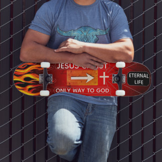 Einziger Weg zu Gott Skateboard