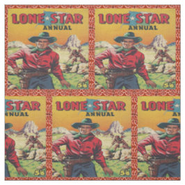 Einziges StarTexas Cowboy-Western-Gewebe Stoff