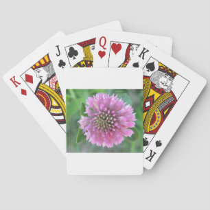 Einzigrosa Blüte Spielkarten