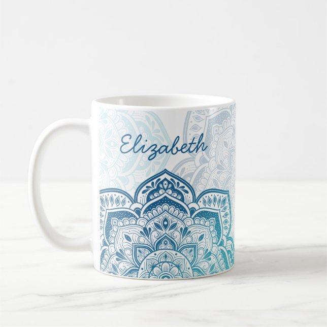 Eira Mandala 11 oz. Personalized Mug (Gauche)