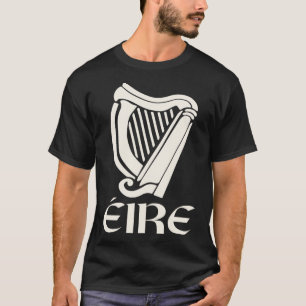 Eire Gälisch Irland Eireann Irischer Stolz Harfe S T-Shirt