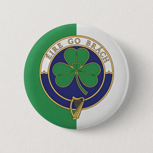 Éire go Brách - Ireland Forever Button (Vorderseite)