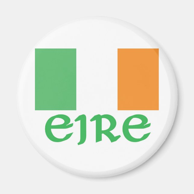 EIRE irische Flagge Magnet (Vorne)