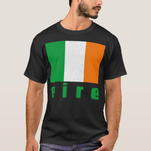 Eire Irish Flag Retrostil Design T-Shirt