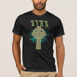Eire - keltisches Kreuz T-Shirt