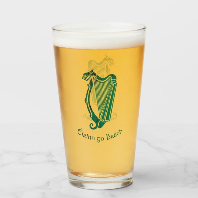 Éirinn go Brách (Irland bis Ende der Zeit) Glas (Vorne (Gefüllt))