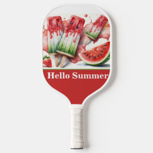 Eis am Stiel und Wassermelone, HALBER SOMMER  Pickleball Schläger
