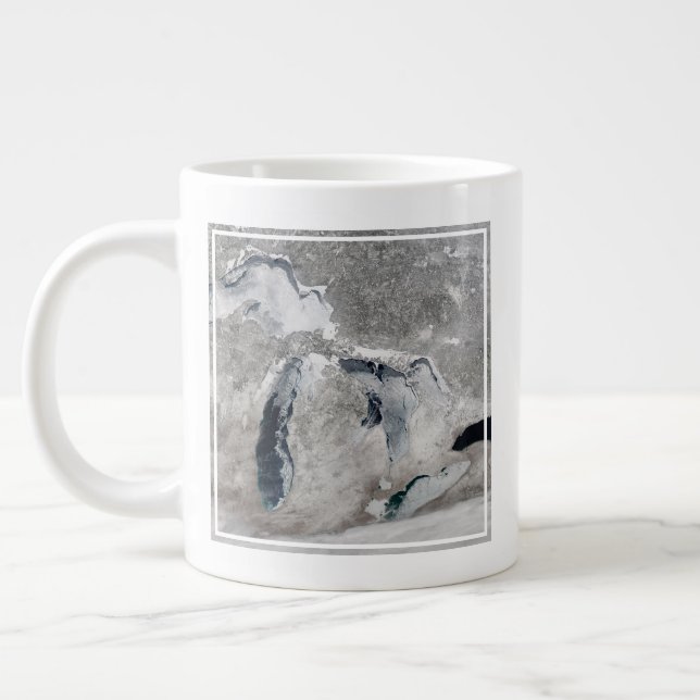 Eis auf den Großen Seen, Staaten. Jumbo-Tasse (Links)