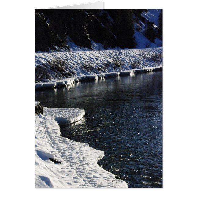 Eis auf der Blackfoot-Karte (Vorne)