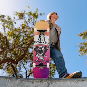 Eis aus meinem Stadt-Skateboard Skateboard