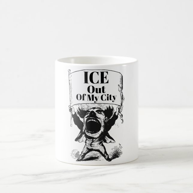 Eis aus meiner Stadt Kaffeetasse (Mittel)