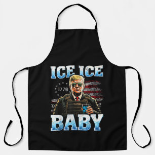 Eis-Baby Lustiger Trump Schürze
