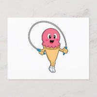 Eis bei Fitness mit Seil