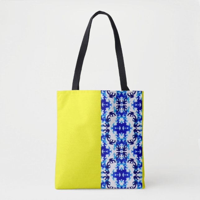 Eis Blue Snowboarder Sky Yellow Snowboarder Sport Tasche (Vorderseite)