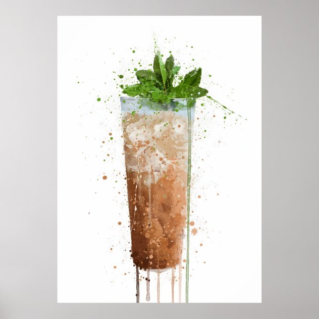 Eis-Chai-Latte Poster (Vorne)