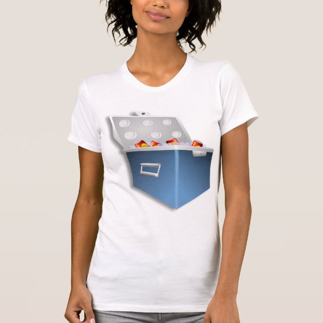 Eis Cooler T - Shirt der Frauen (Vorderseite)